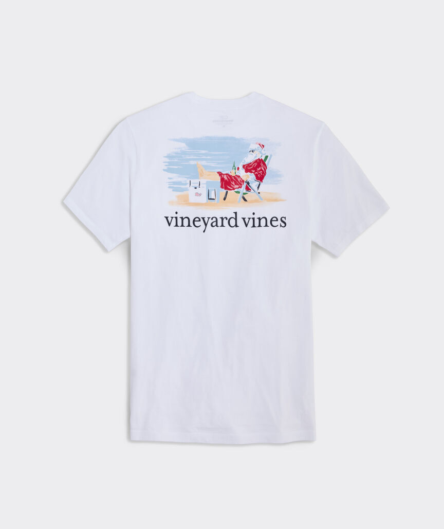 Santa's Vacation Short-Sleeve Pocket Tee