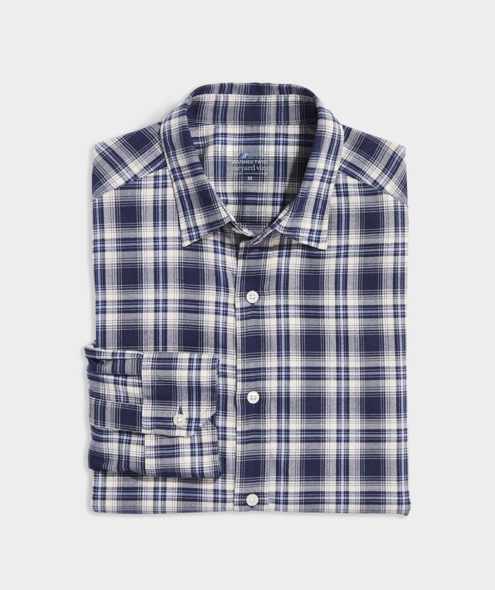 On-The-Go Brushed Twill Plaid Shirt