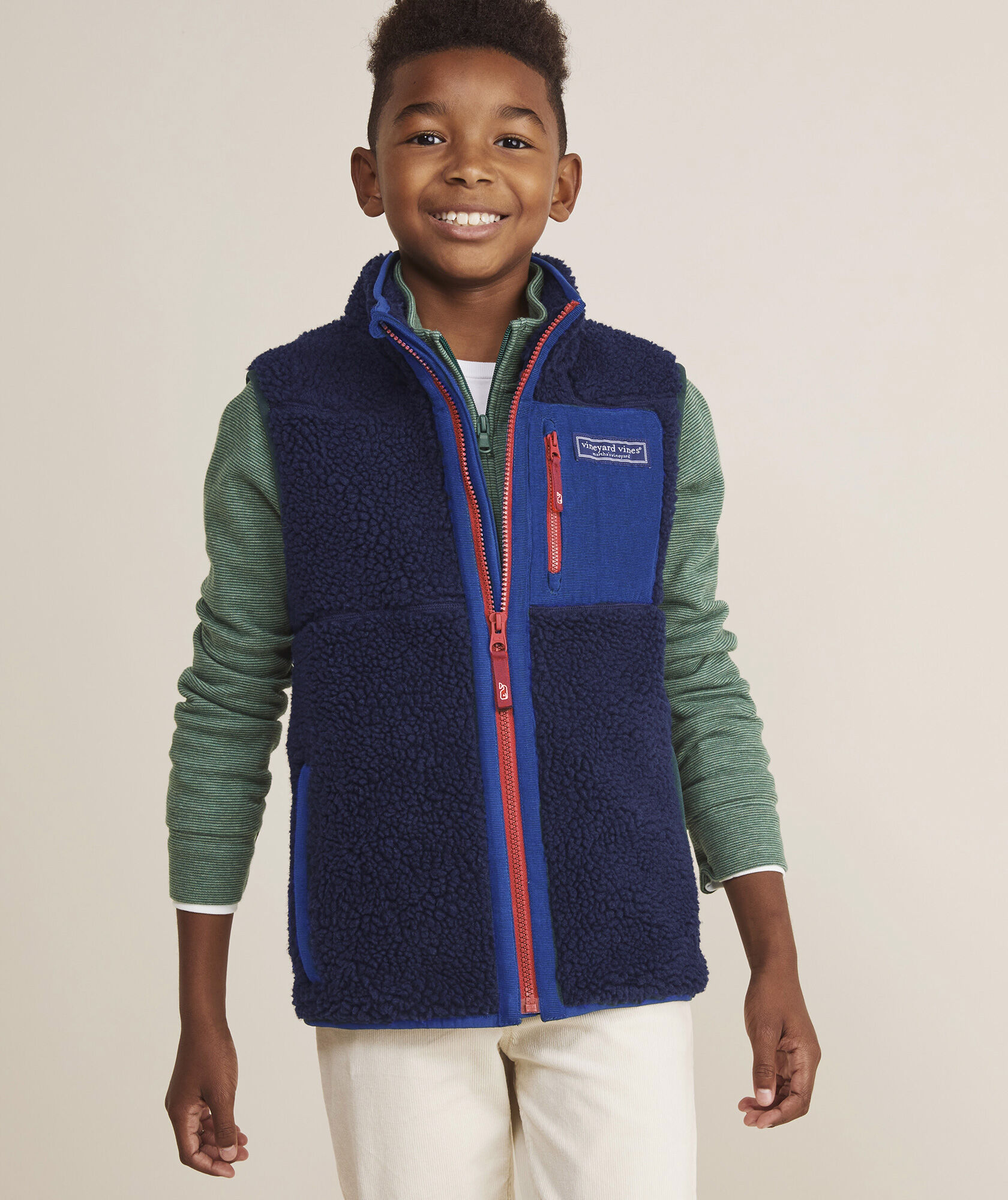 Boys' Heritage High-Pile Fleece SuperShep™ Vest