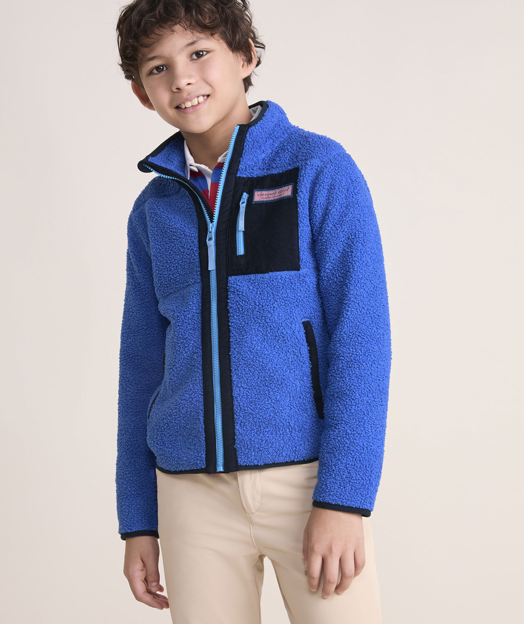 Boys' Heritage High-Pile Fleece SuperShep™ Full-Zip Jacket