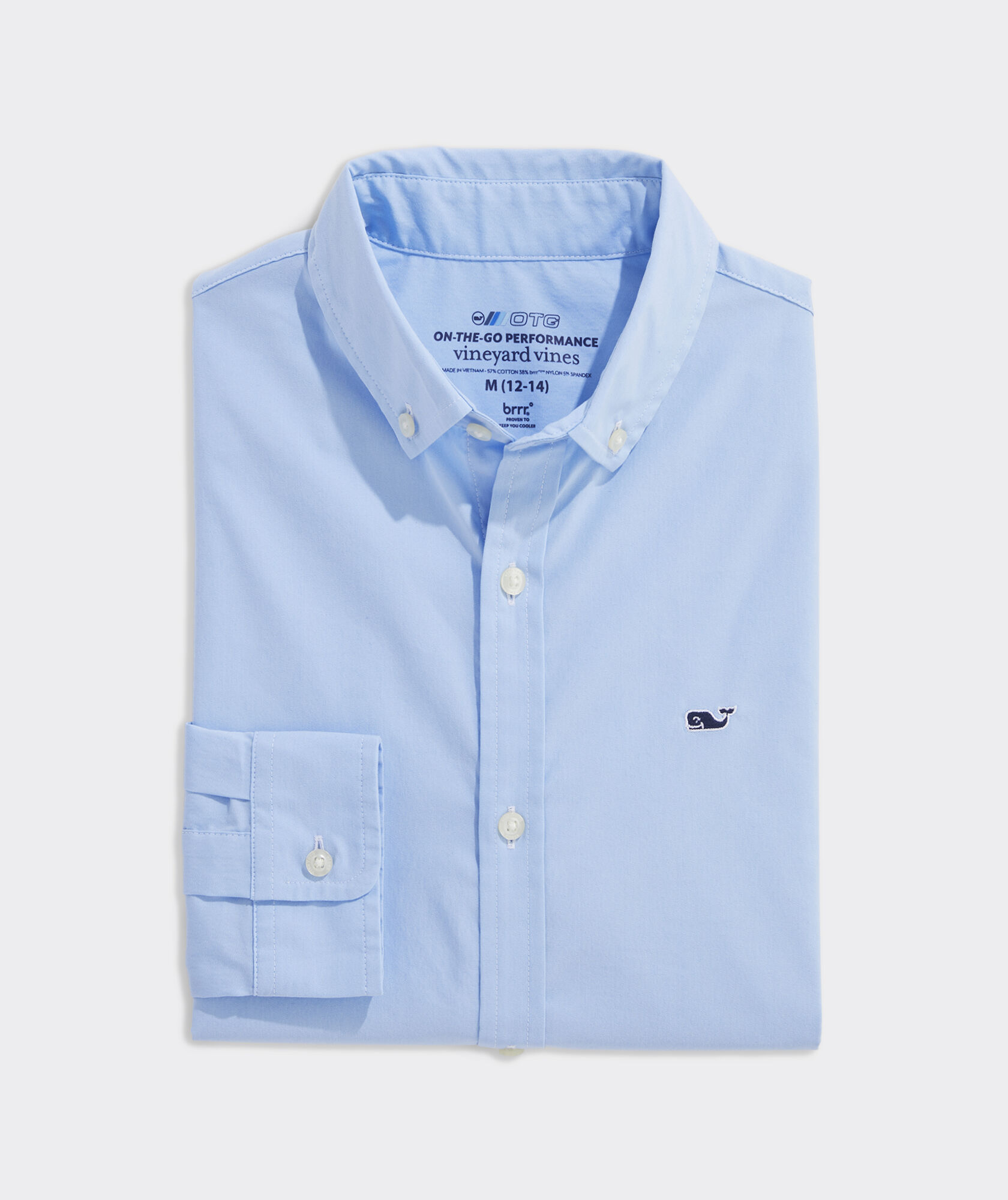 Boys' On-The-Go brrrº Solid Shirt