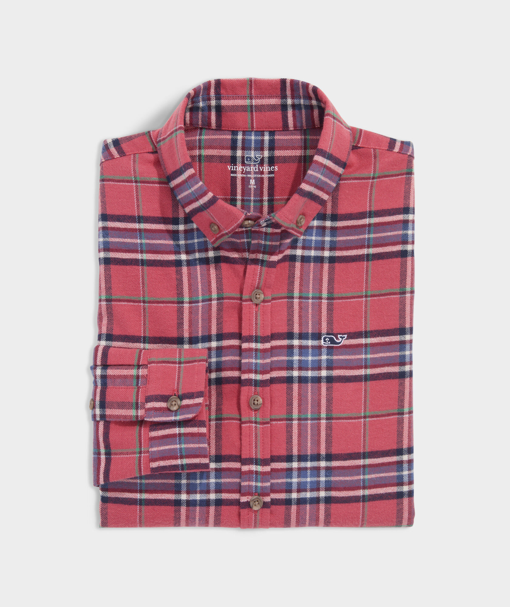 Boys' Vineyard Flannel Plaid Shirt